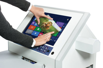 tecom interactive smart podium monitor pen display screen